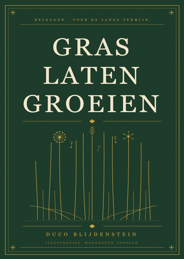Omslag van het boek Gras laten groeien — Beleggen voor de lange termijn